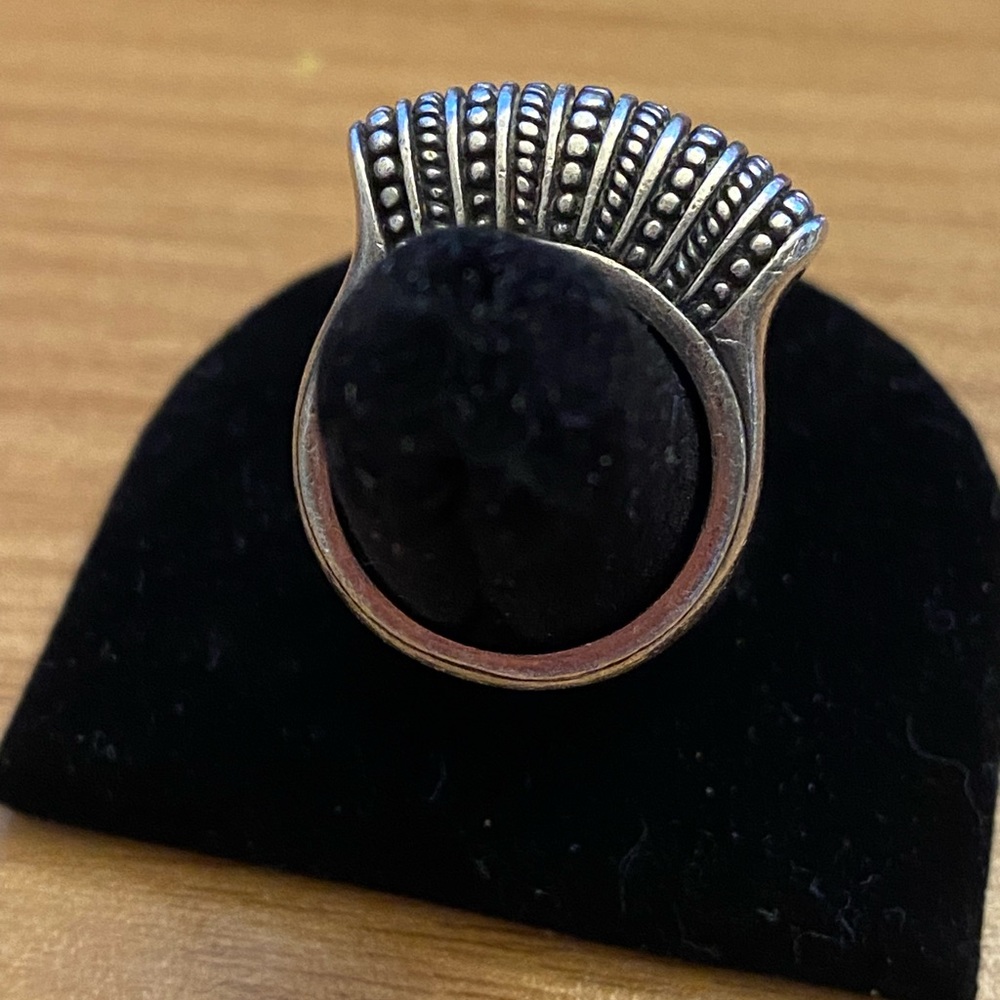 Bohemian 925 sterling silver ring